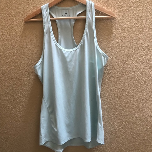 Athleta mint green racerback tank top size Medium - Picture 4 of 10